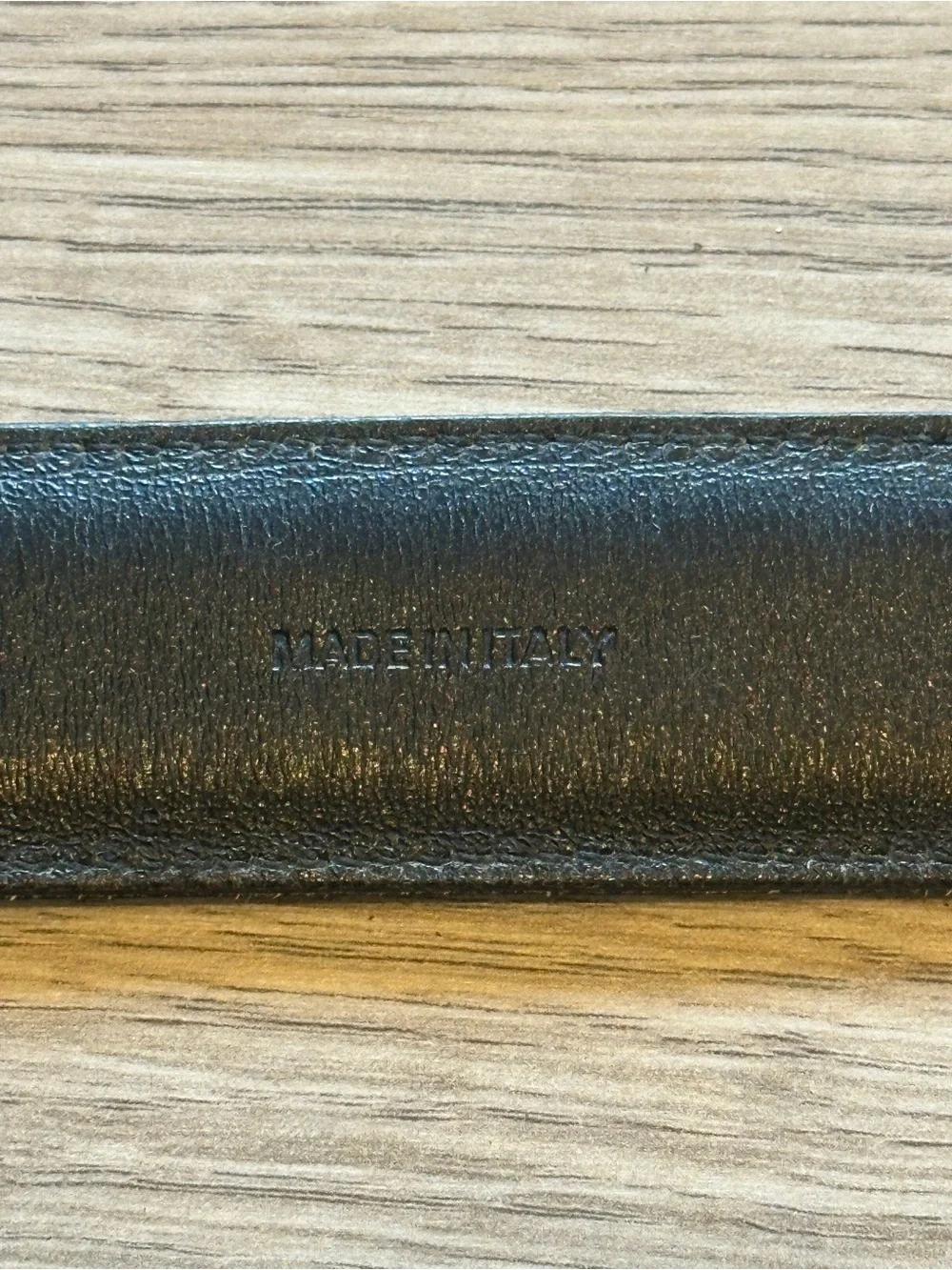 Dunhill Belt in Leather and Brass